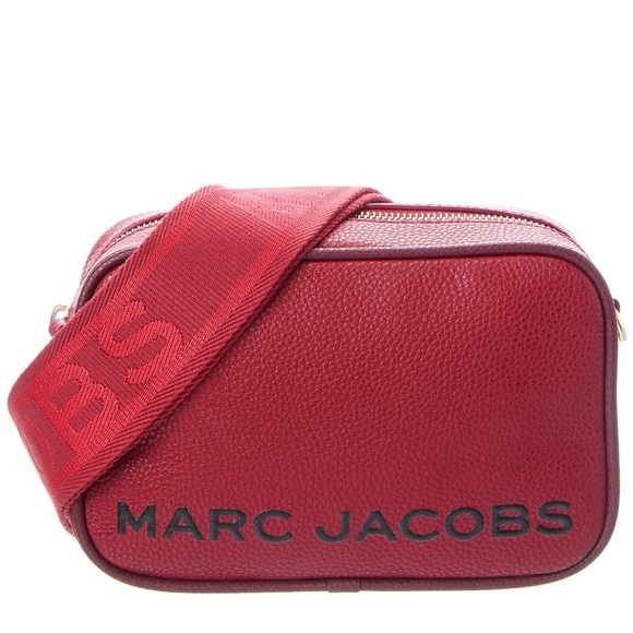 Marc Jacobs Bi Color Bold Flash Leather Camera Bag Red - Picture 3 of 16